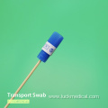 Transport Swab in Tube Wooden Stick Cotton Tip